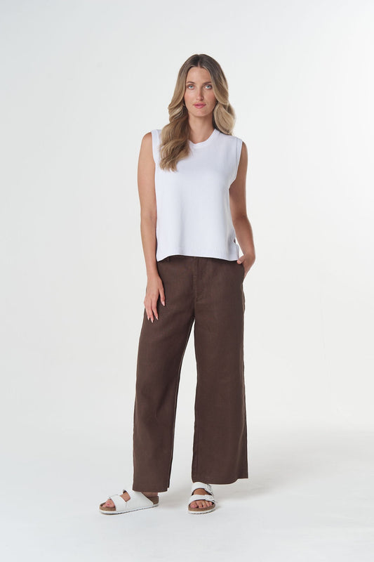 Goondiwindi Cotton - Amber Cotton Knit Vest | 7060C