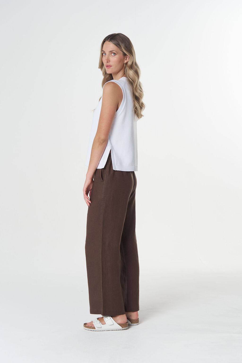 Goondiwindi Cotton - Amber Cotton Knit Vest | 7060C