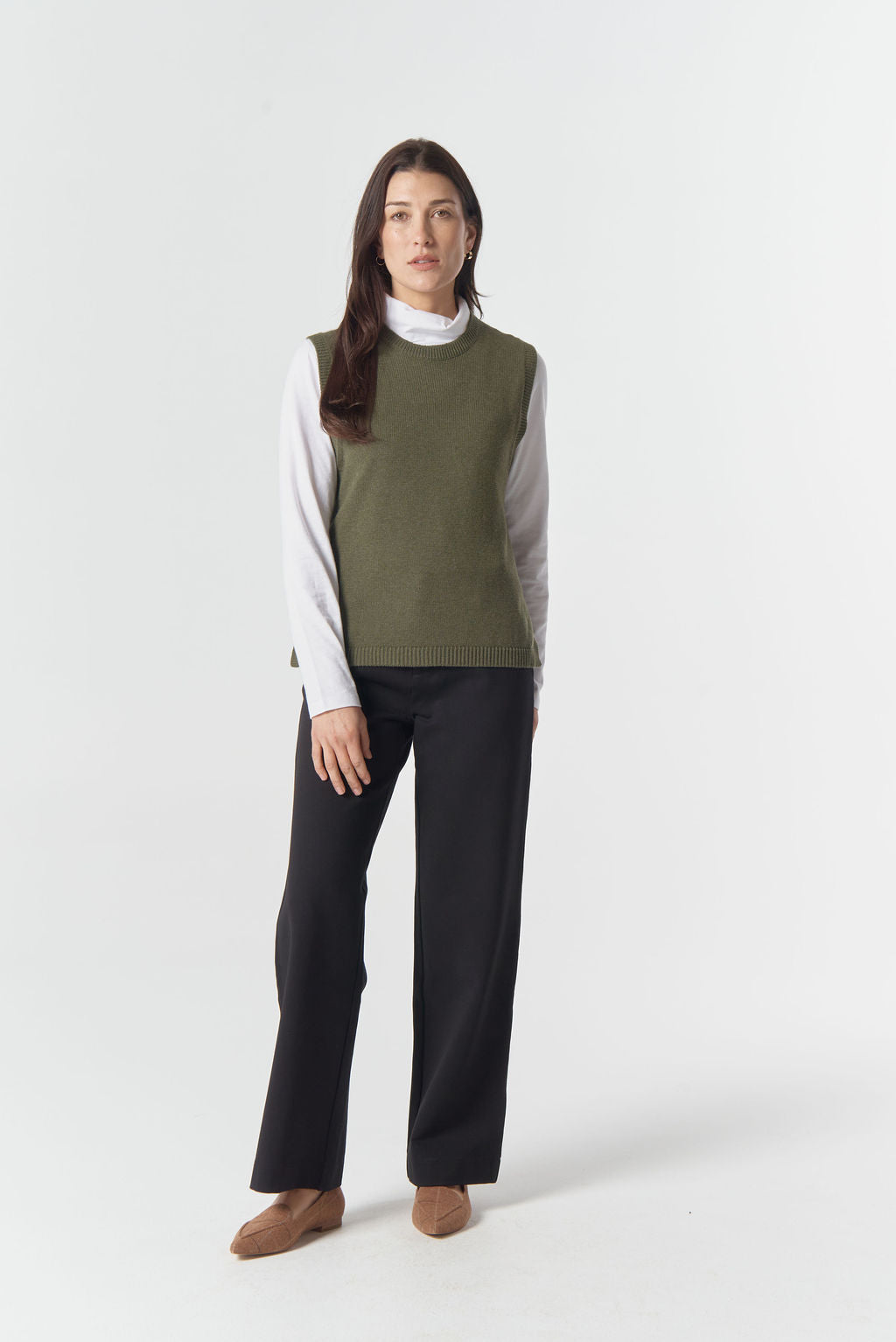 Goondiwindi Cotton - Amber Merino Cotton Vest | 7060M