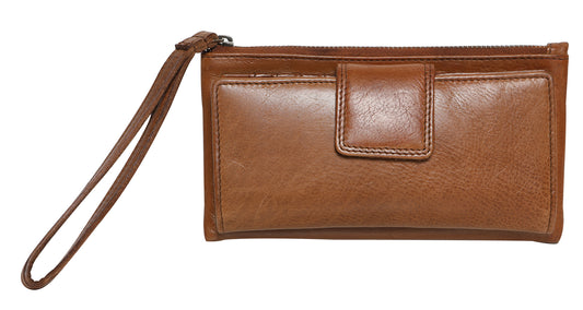 Modapelle - Wristlet Wallet / Tan 7655