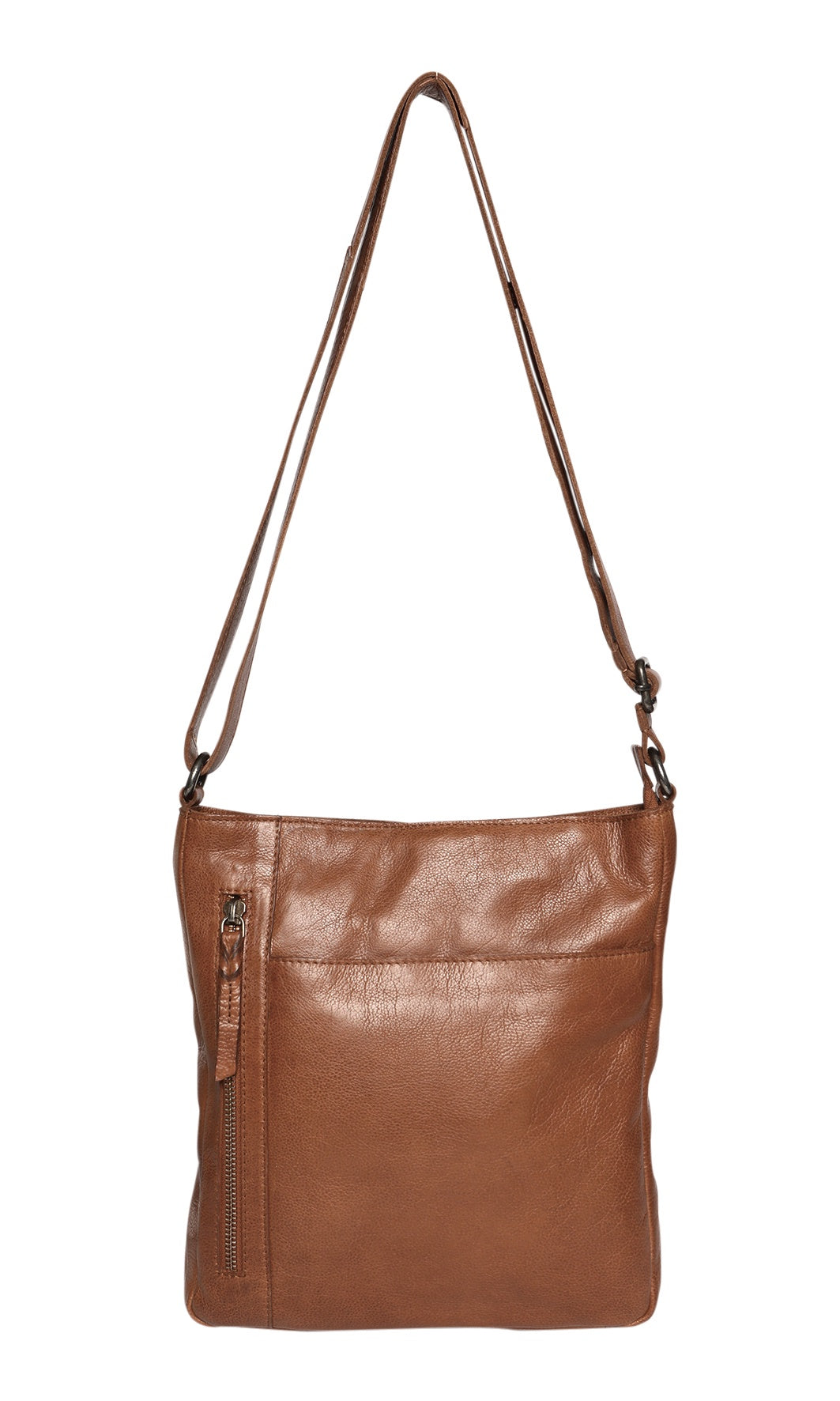 Modapelle - Vintage Cow Leather Cross Body Bag | 7751TAN