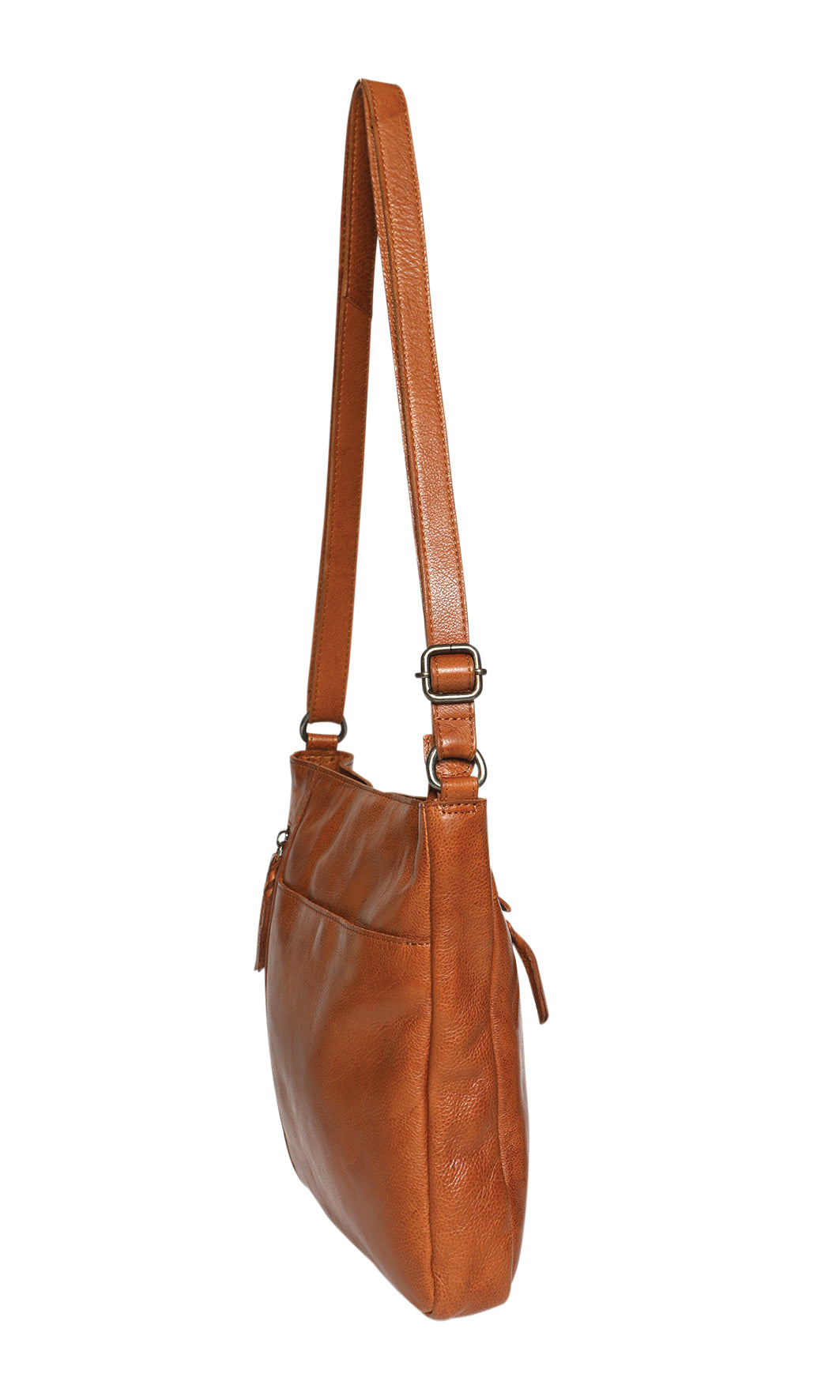 Modapelle - Vintage Cow Leather Cross Body Bag | 7751TAN