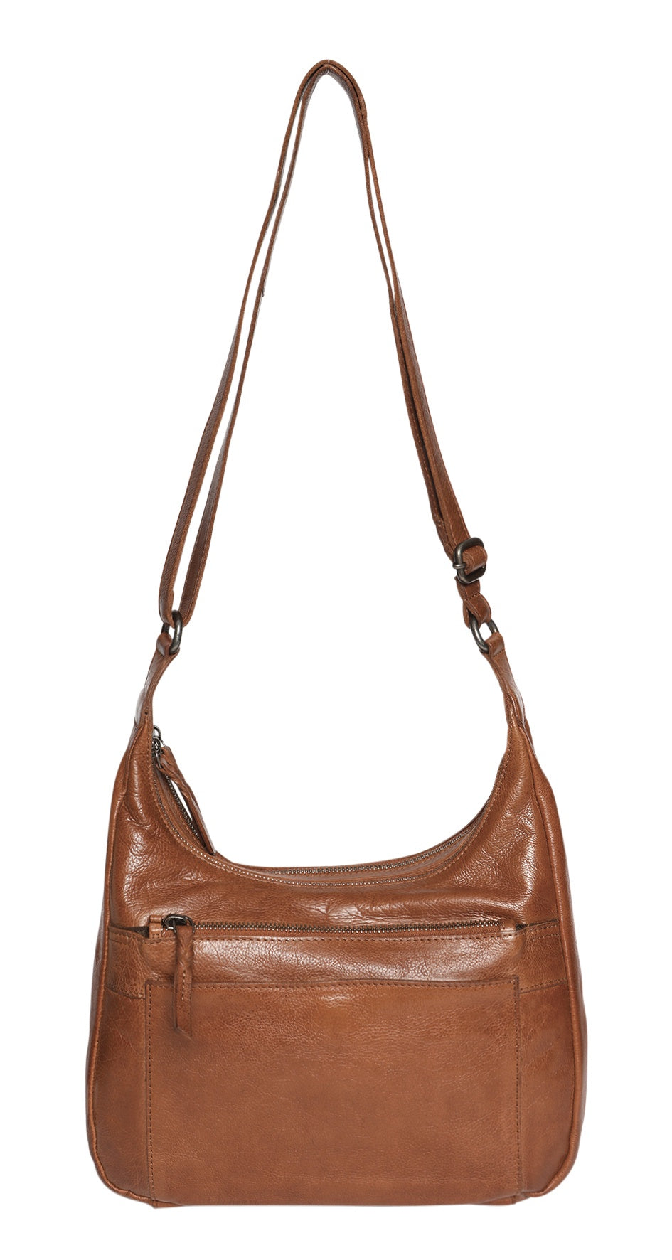 Modapelle - Soft Cow Leather Cross Body Bag | 7758TAN