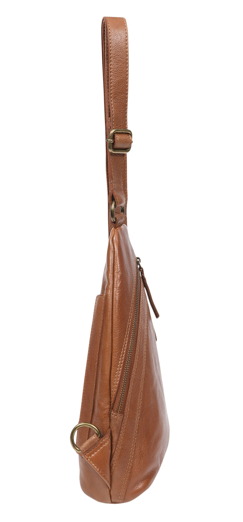 Modapelle - Soft Vintage Leather Body Bag / 7873 TAN