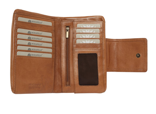 Modapelle - Soft Vintage Leather Bag 7886TAN