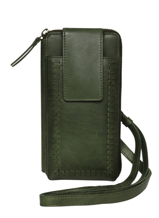 Modapelle - Cow Vintage Leather Bag / Olive 7900