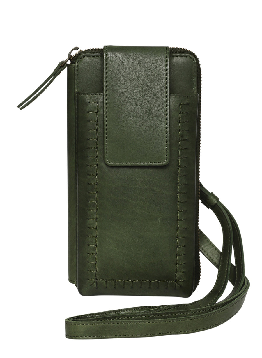 Modapelle - Cow Vintage Leather Bag / Olive 7900