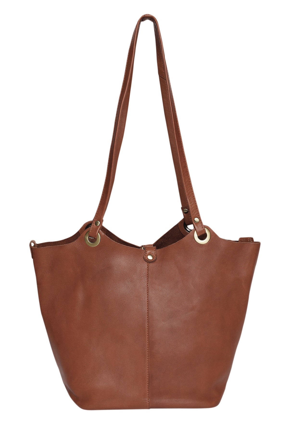 Modapelle - Cow Vintage Leather Shoulder Bag / Cognac 7904