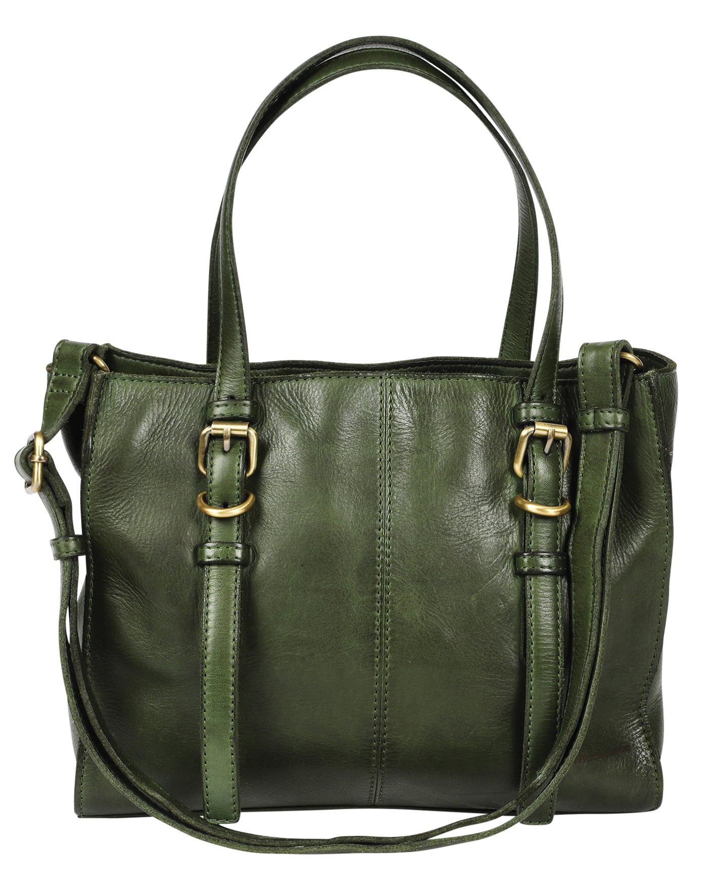 Modapelle - Cow Vintage Leather Bag / Olive 7908