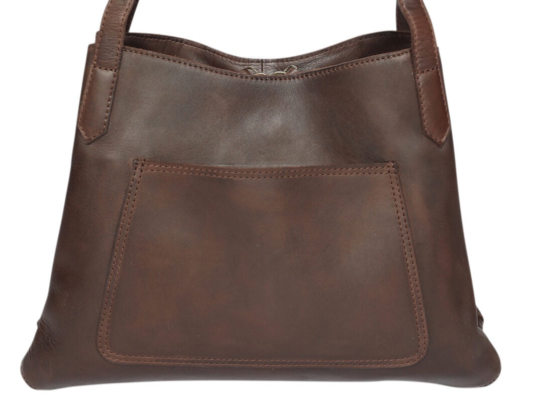 Modapelle - Cow Vintage Leather Bag - Brown | 7909