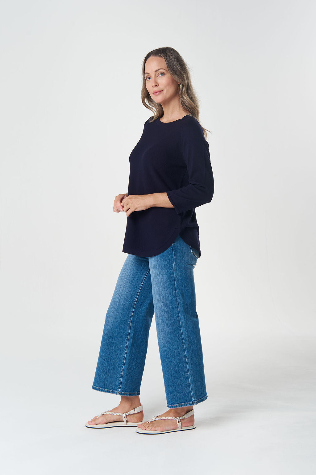 Goondiwindi Cotton - Sorbet 3/4 Sleeve Raglan Knit | 8144