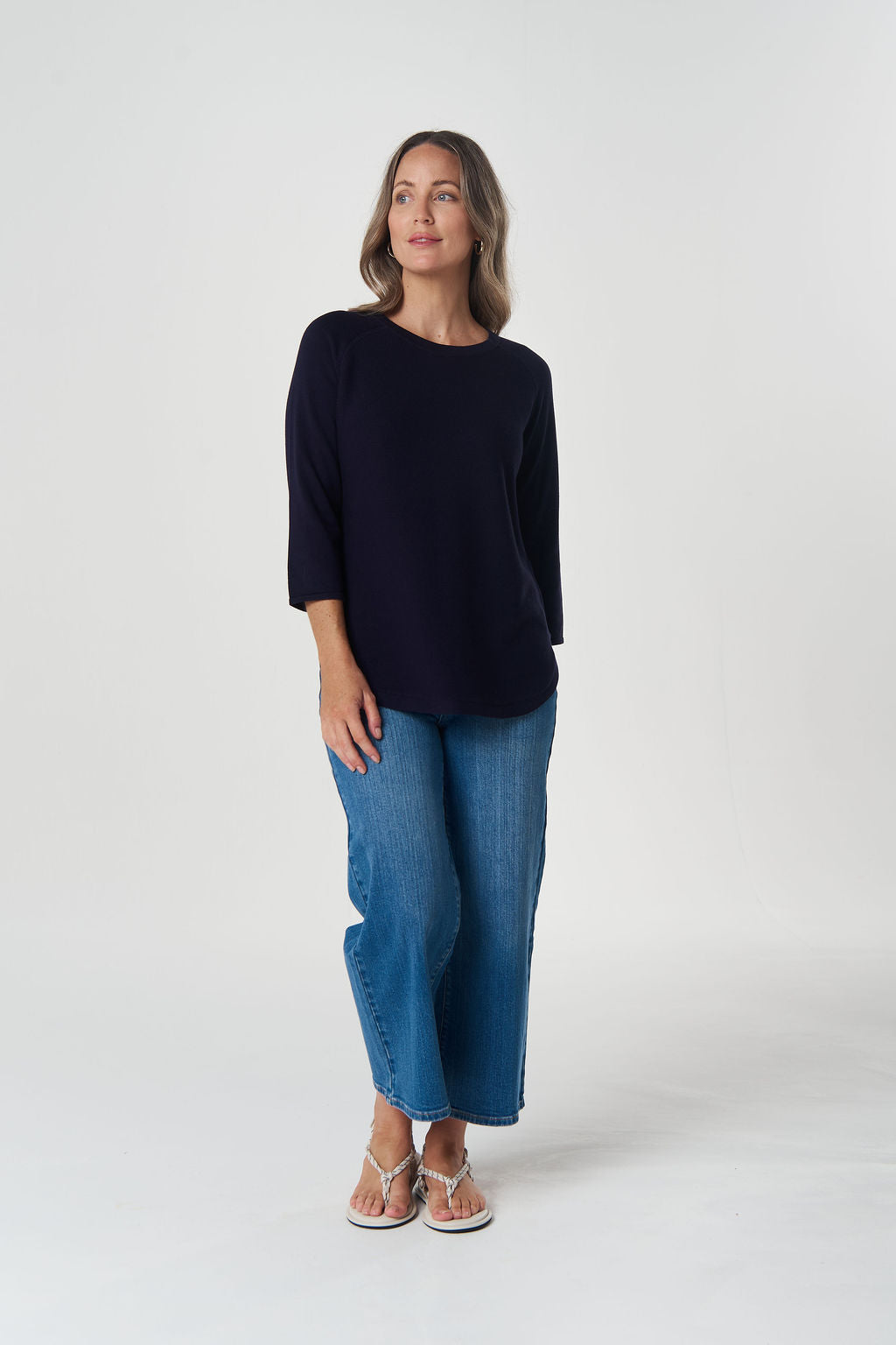 Goondiwindi Cotton - Sorbet 3/4 Sleeve Raglan Knit | 8144