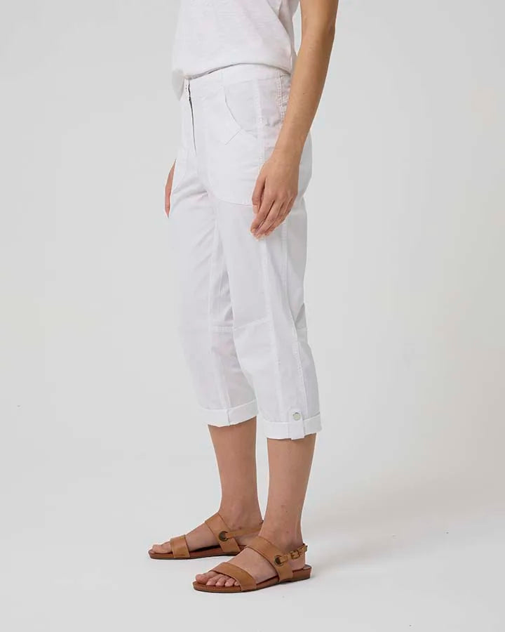 Yarra Trail - Washer Cotton Pant White | YT24H8854