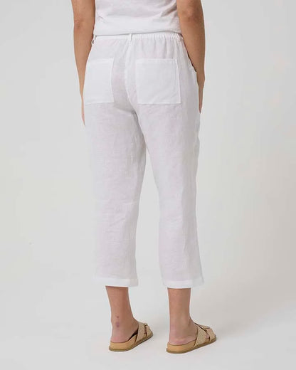 Yarra Trail - Patch Pocket Pant White | YT24H8904