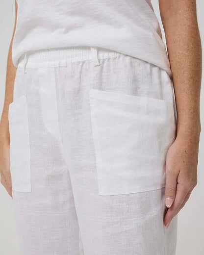 Yarra Trail - Patch Pocket Pant White | YT24H8904