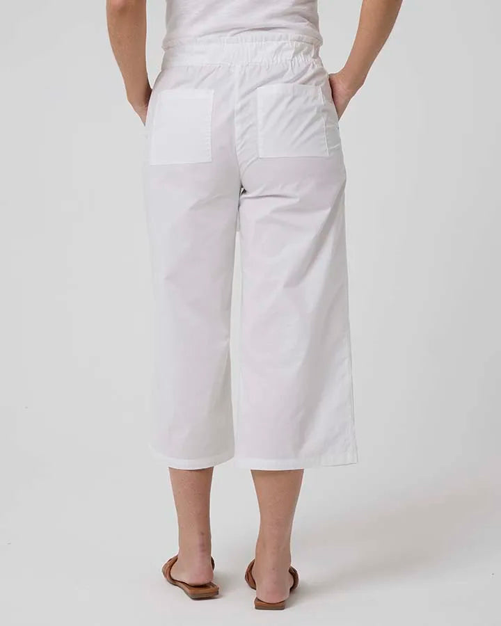 Yarra Trail - Relaxed Wide Leg Pant White | YT24H8906