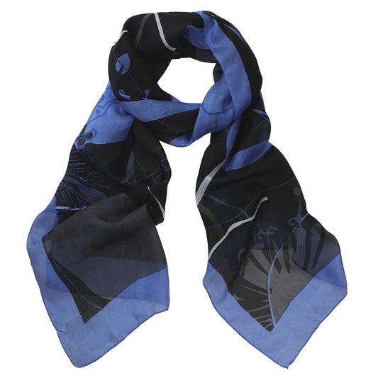 DLUX Laurie Silk Scarf Blue | DL93423