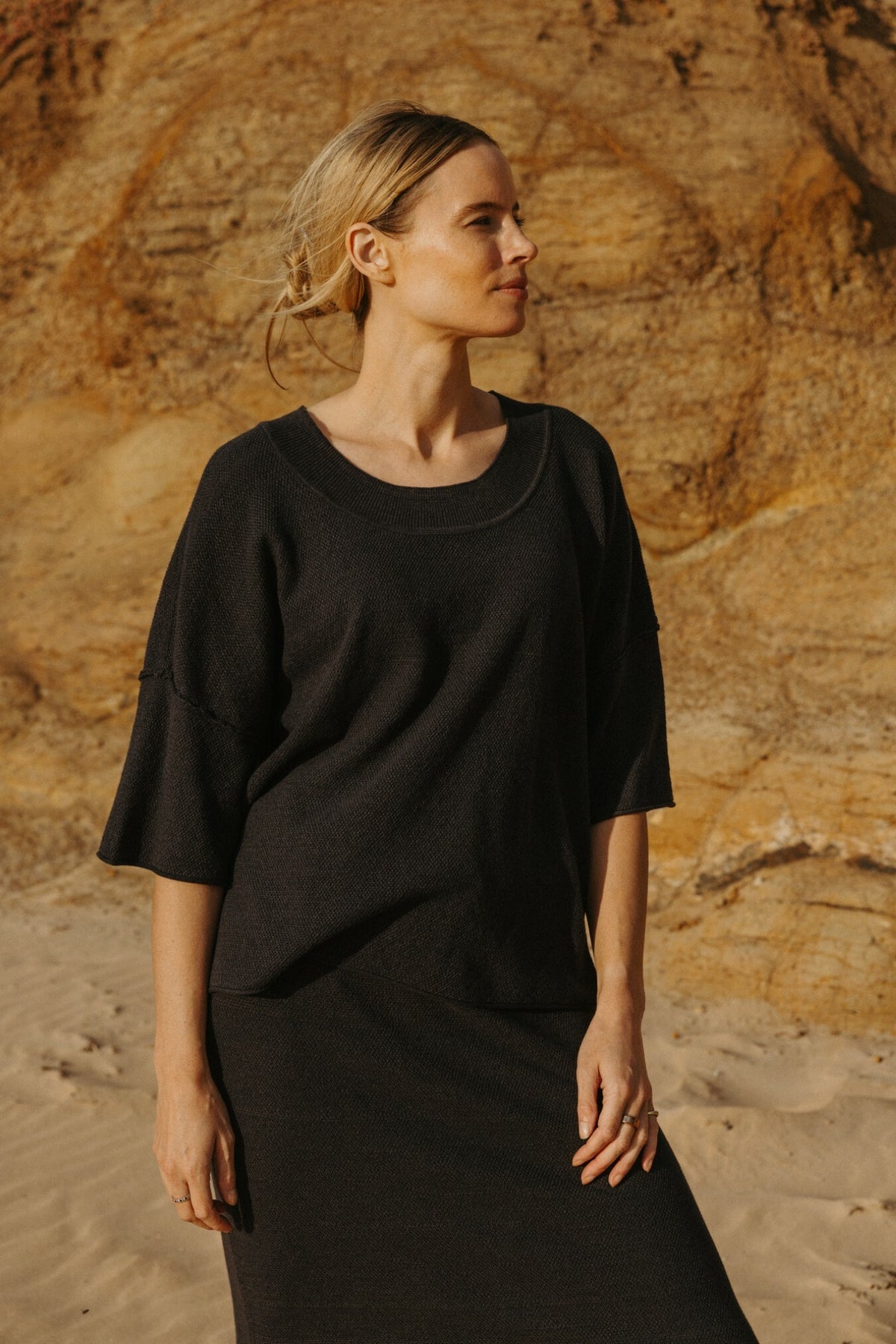 Talamaya - Retreat Cotton Twist Tee Pullover | 9TSMK12