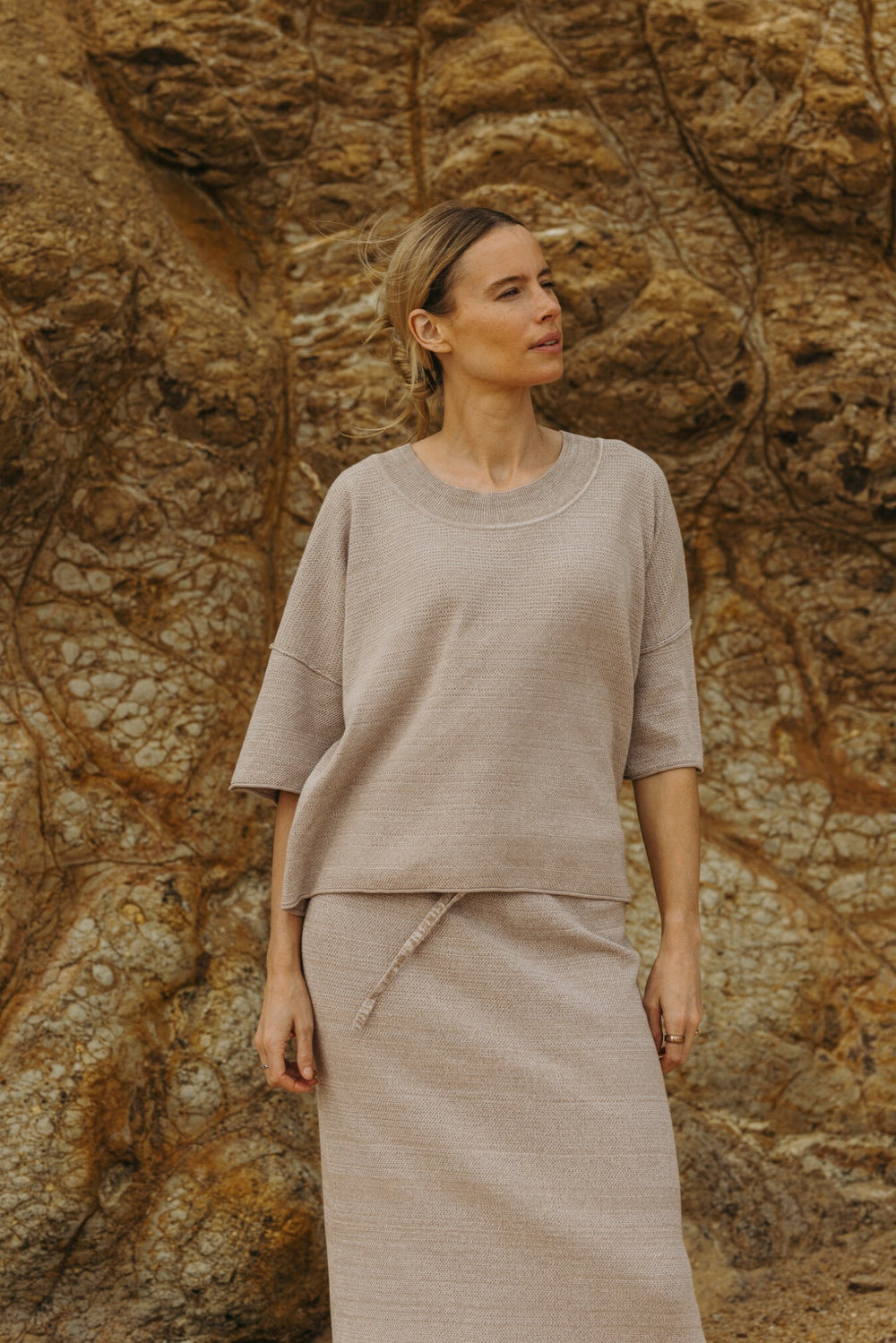 Talamaya - Retreat Cotton Twist Tee Pullover | 9TSMK12