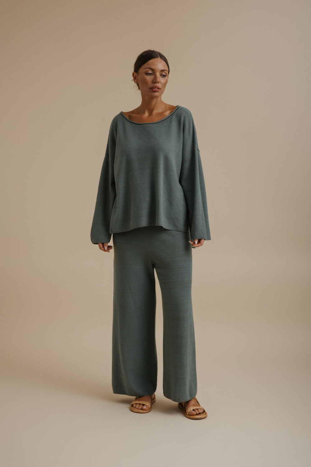 Talamaya - Retreat Cotton Twist Full Length Pant | 9TSMK99