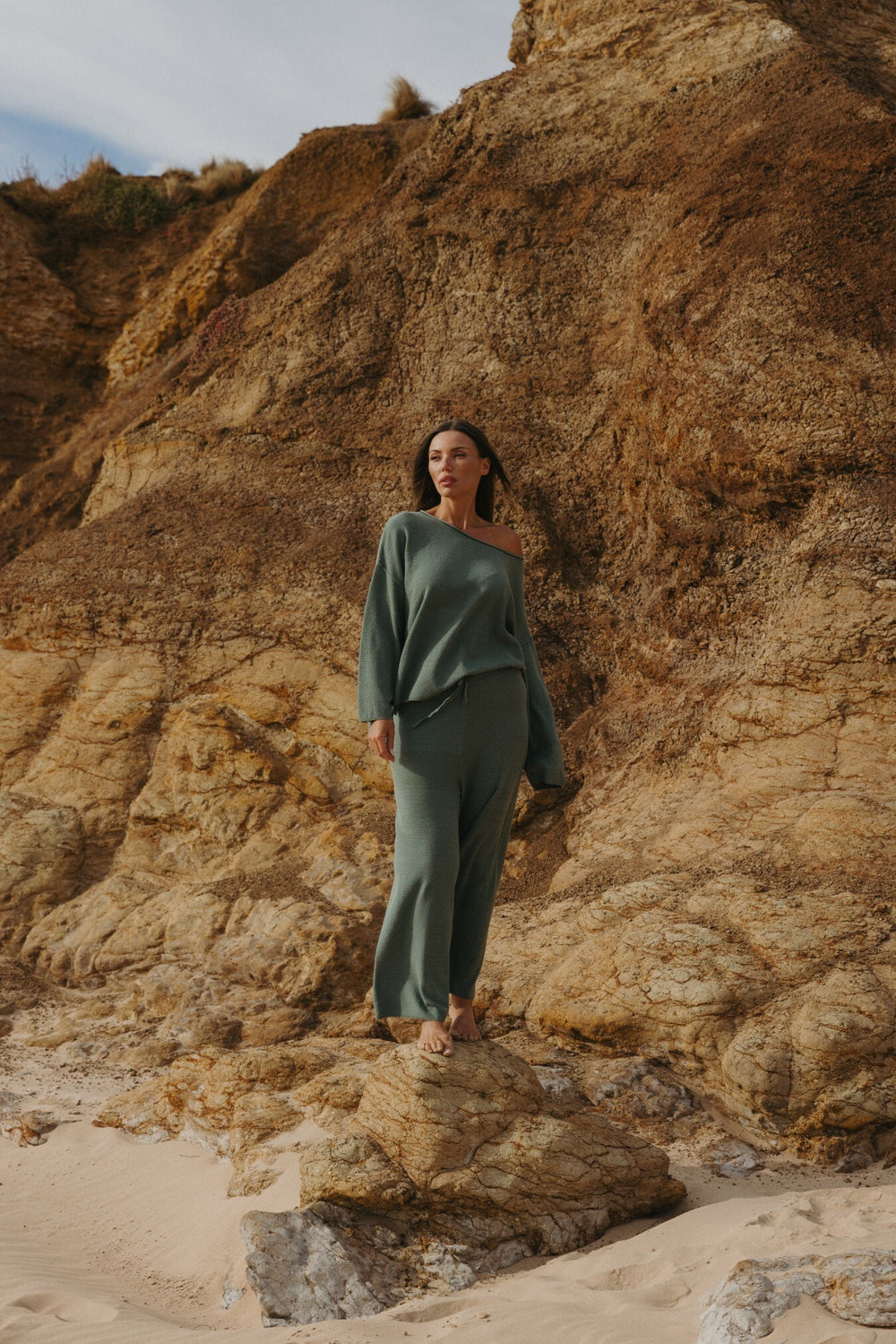 Talamaya - Retreat Cotton Twist Full Length Pant | 9TSMK99