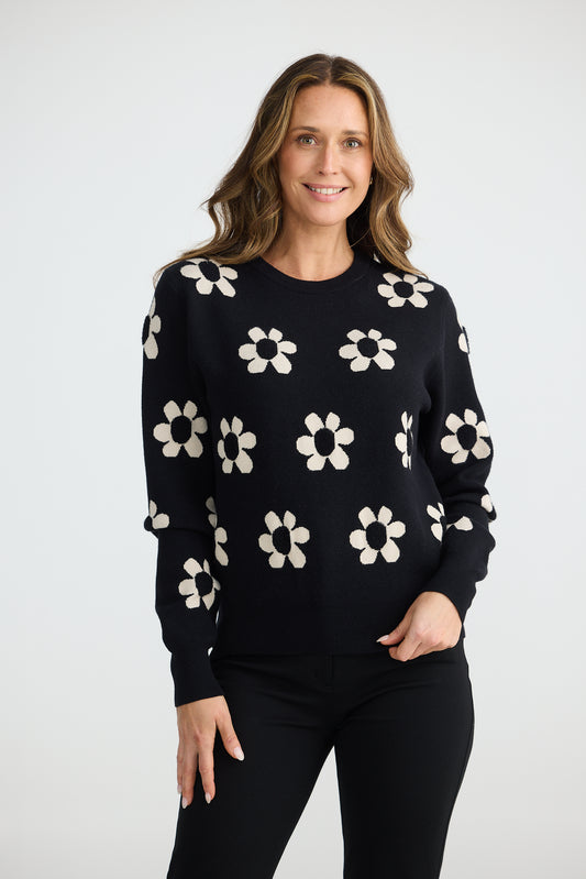 Brave + True - Flower Knit | BT25148-1
