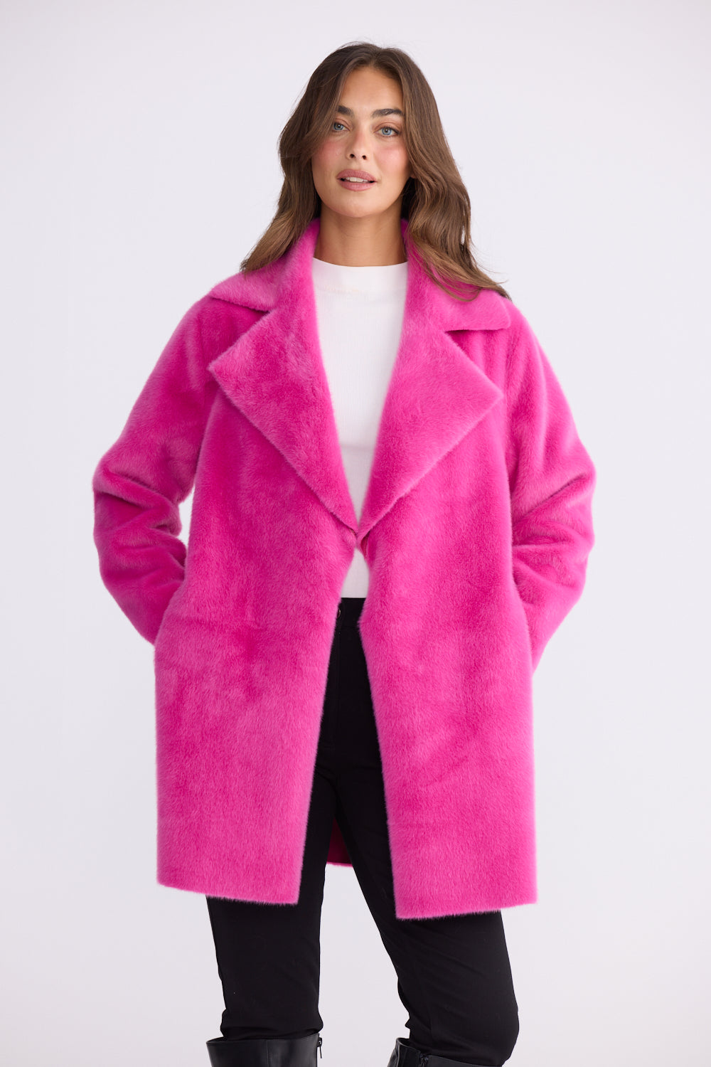 Brave + True - Odette Fur Coat | BT26311-1