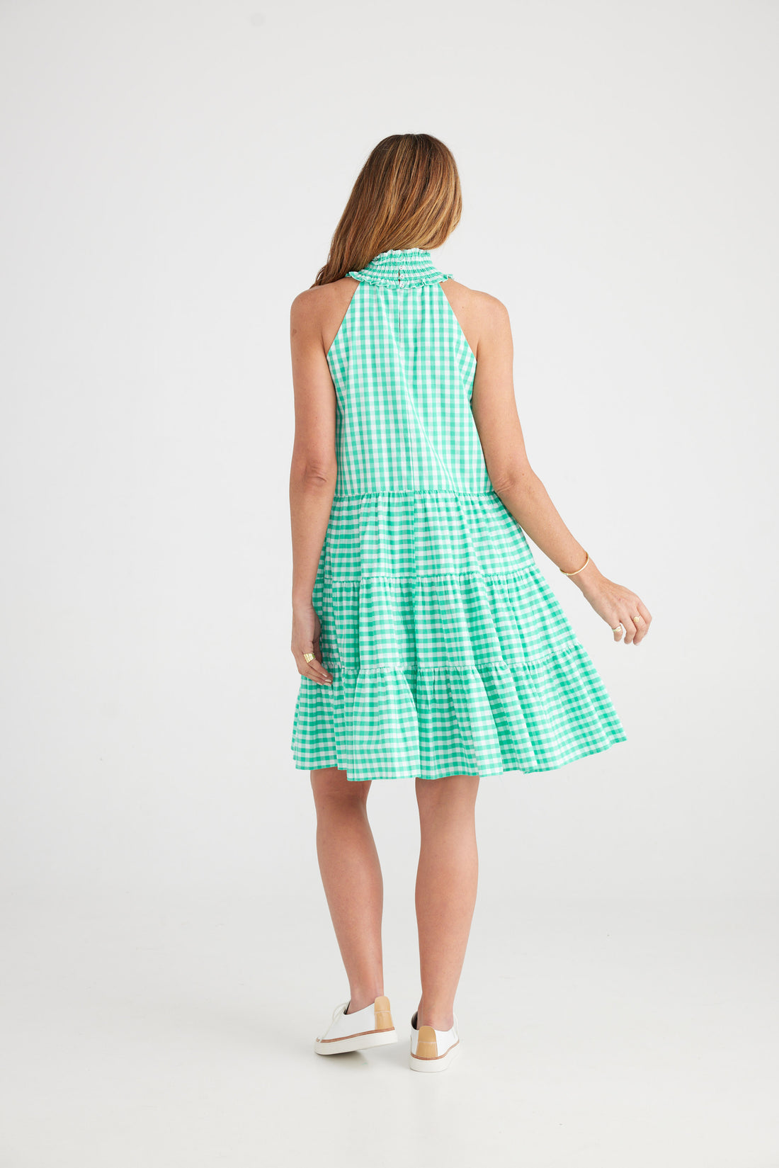 Brave + True - Cleo Dress Mint Gingham | BT7109-2