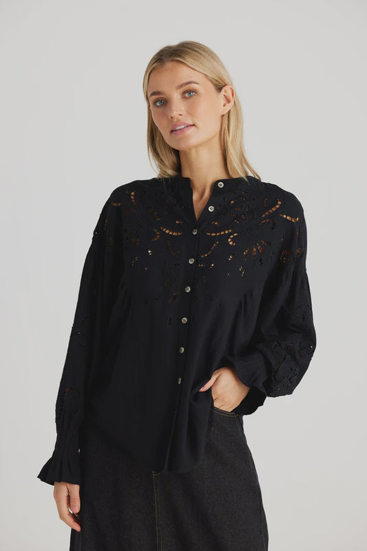 Talisman - Balmoral Shirt Black | TA24017-1