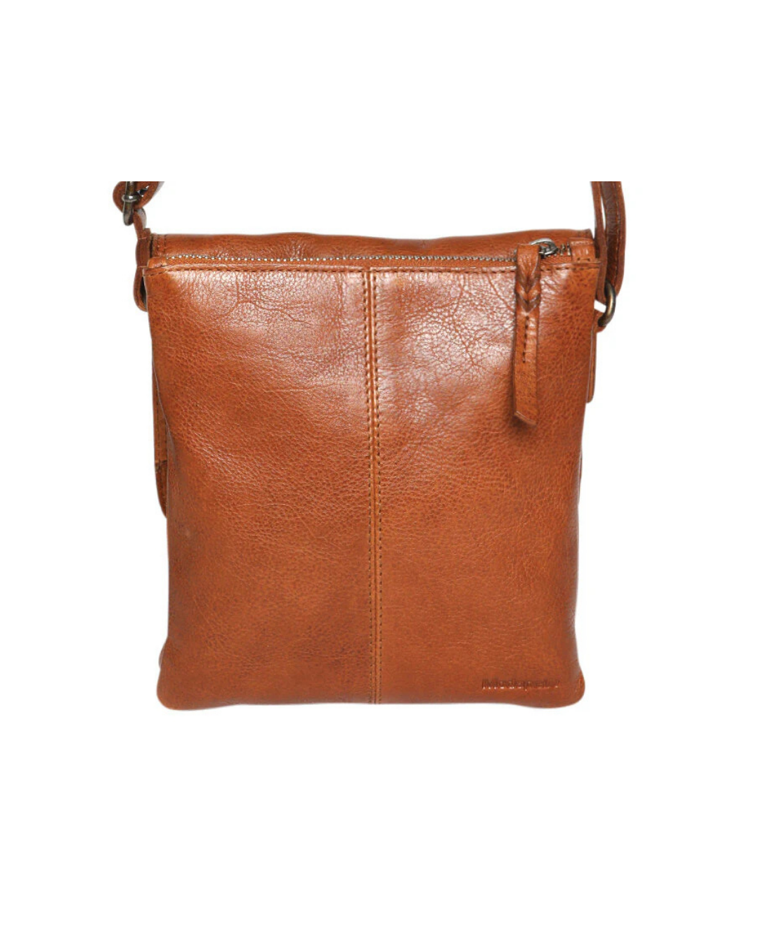 Modapelle - Leather Crossbody with Front Zip 7755