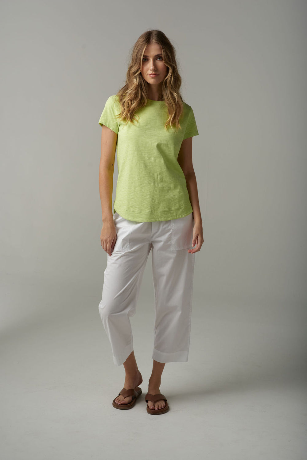 Cloth Paper Scissors - Shaped Hem Tee C13002