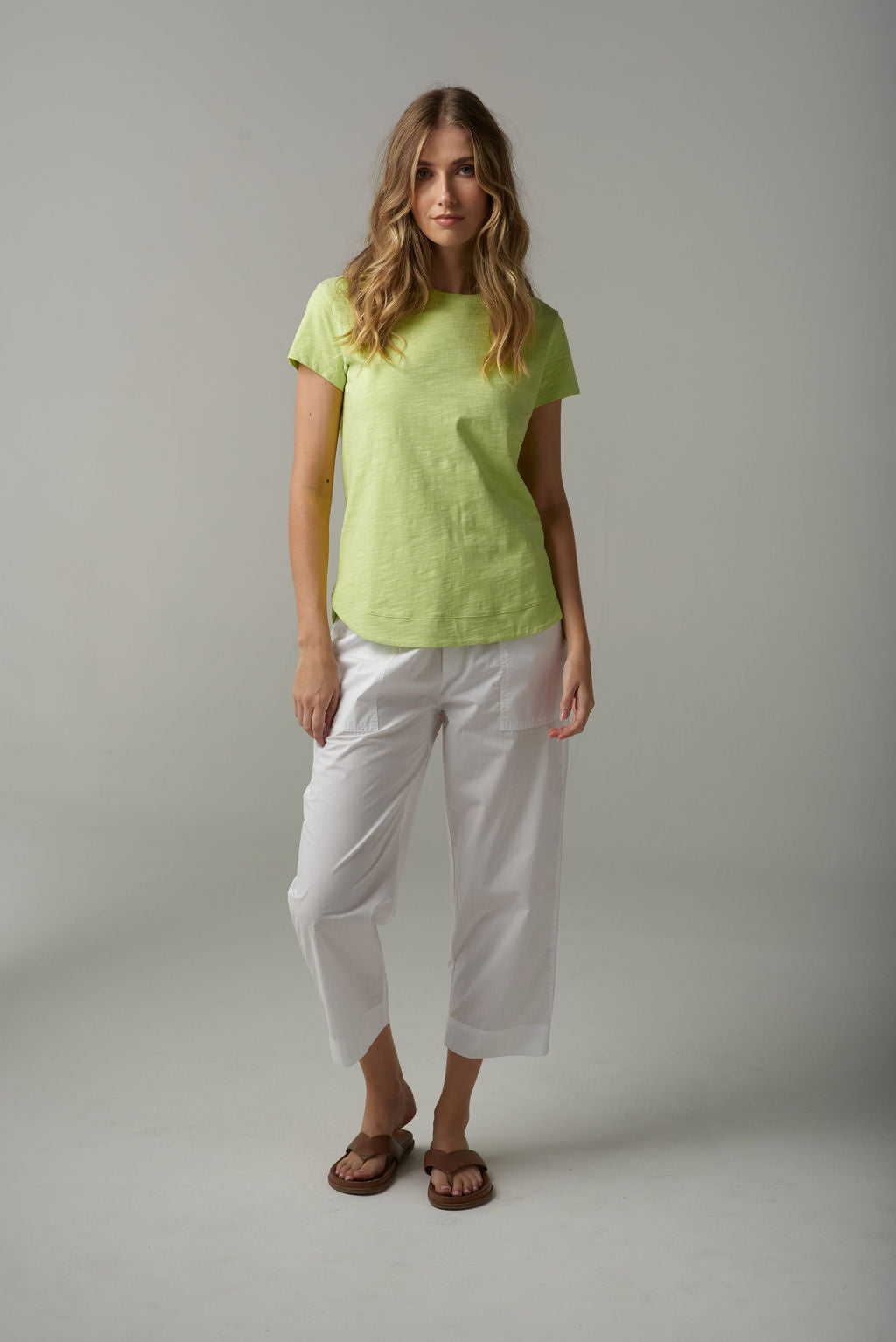 Cloth Paper Scissors - Shaped Hem Tee C13002