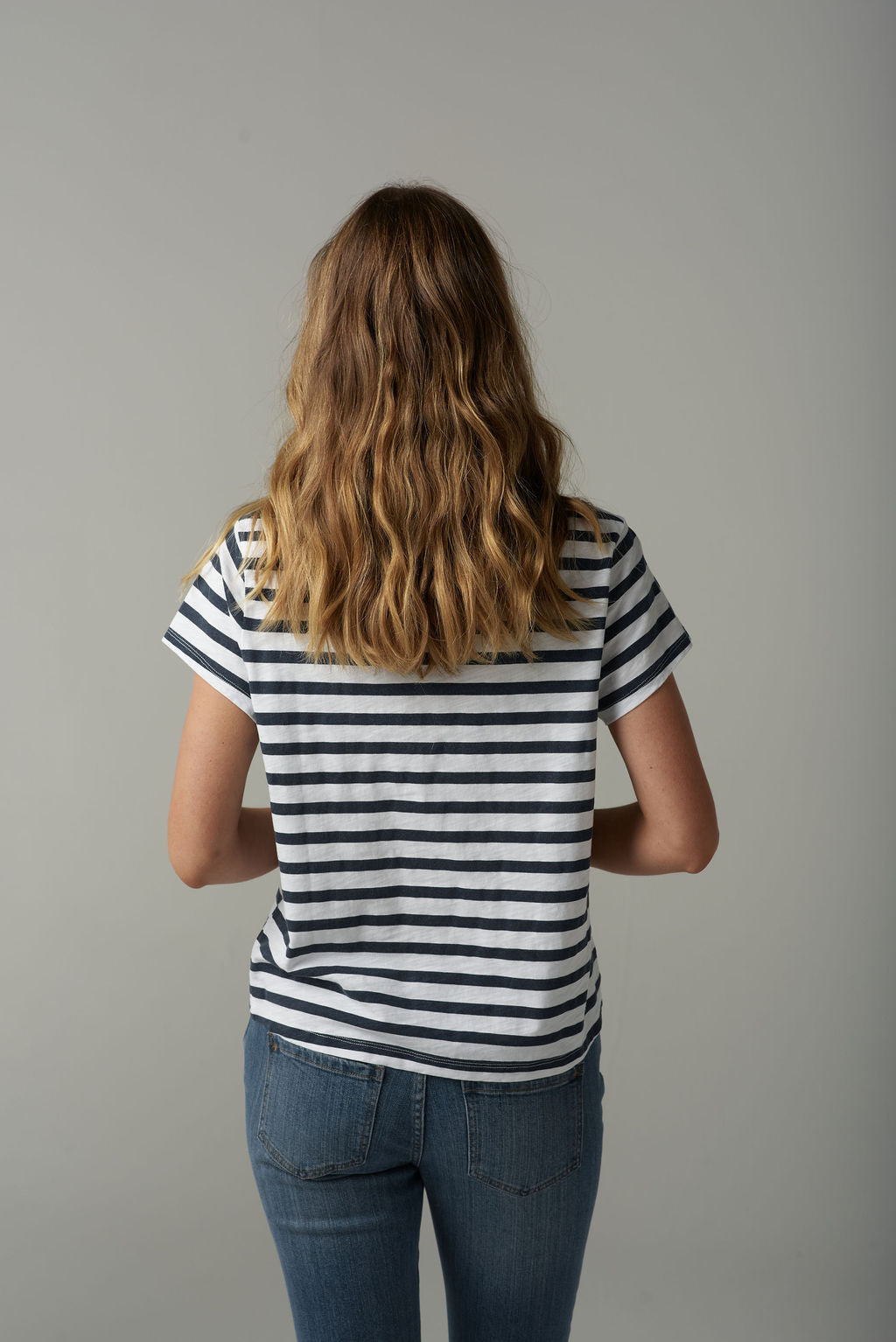 Cloth Paper Scissors - Stripe Basic Tee C1378