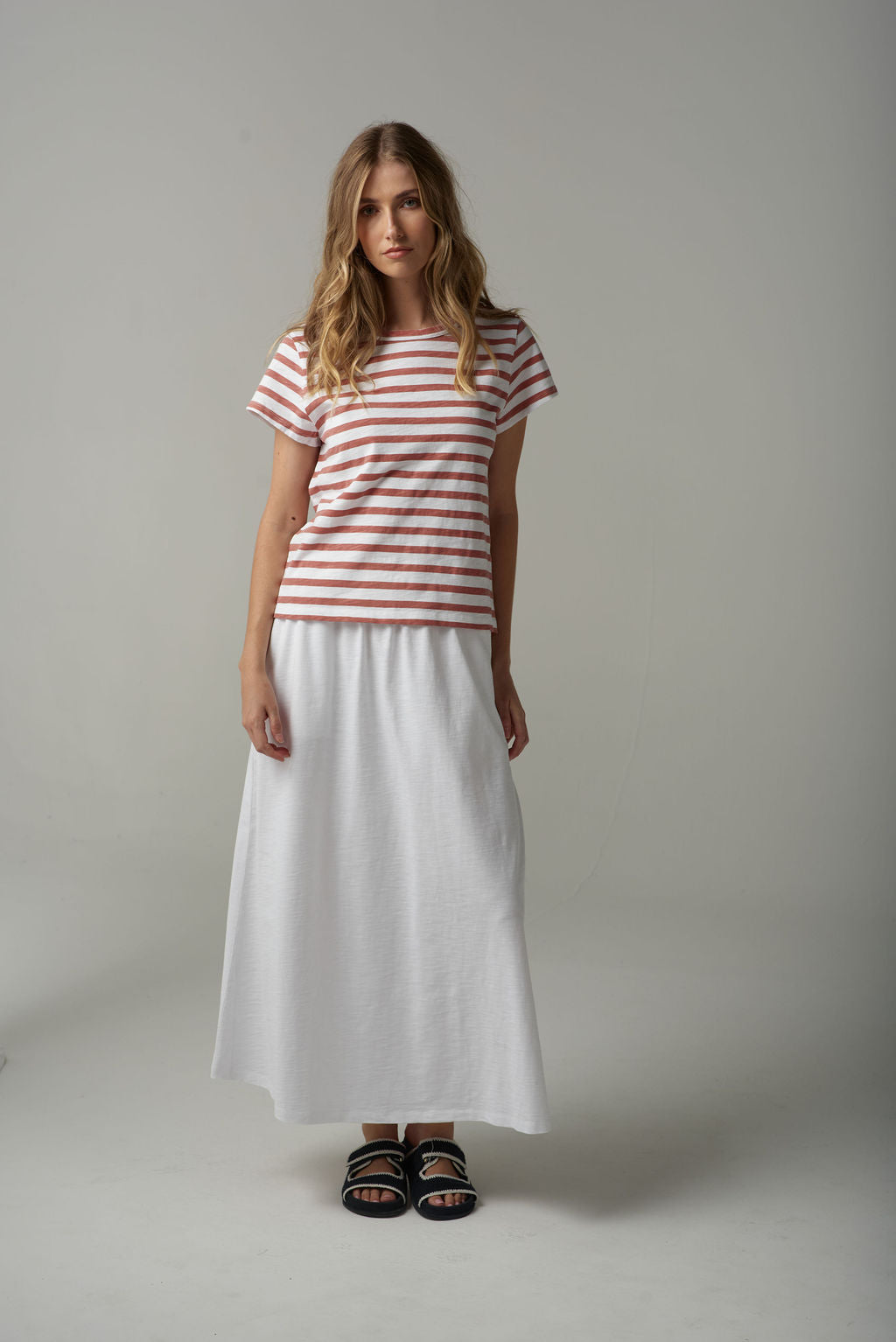 Cloth Paper Scissors - Stripe Basic Tee C1378
