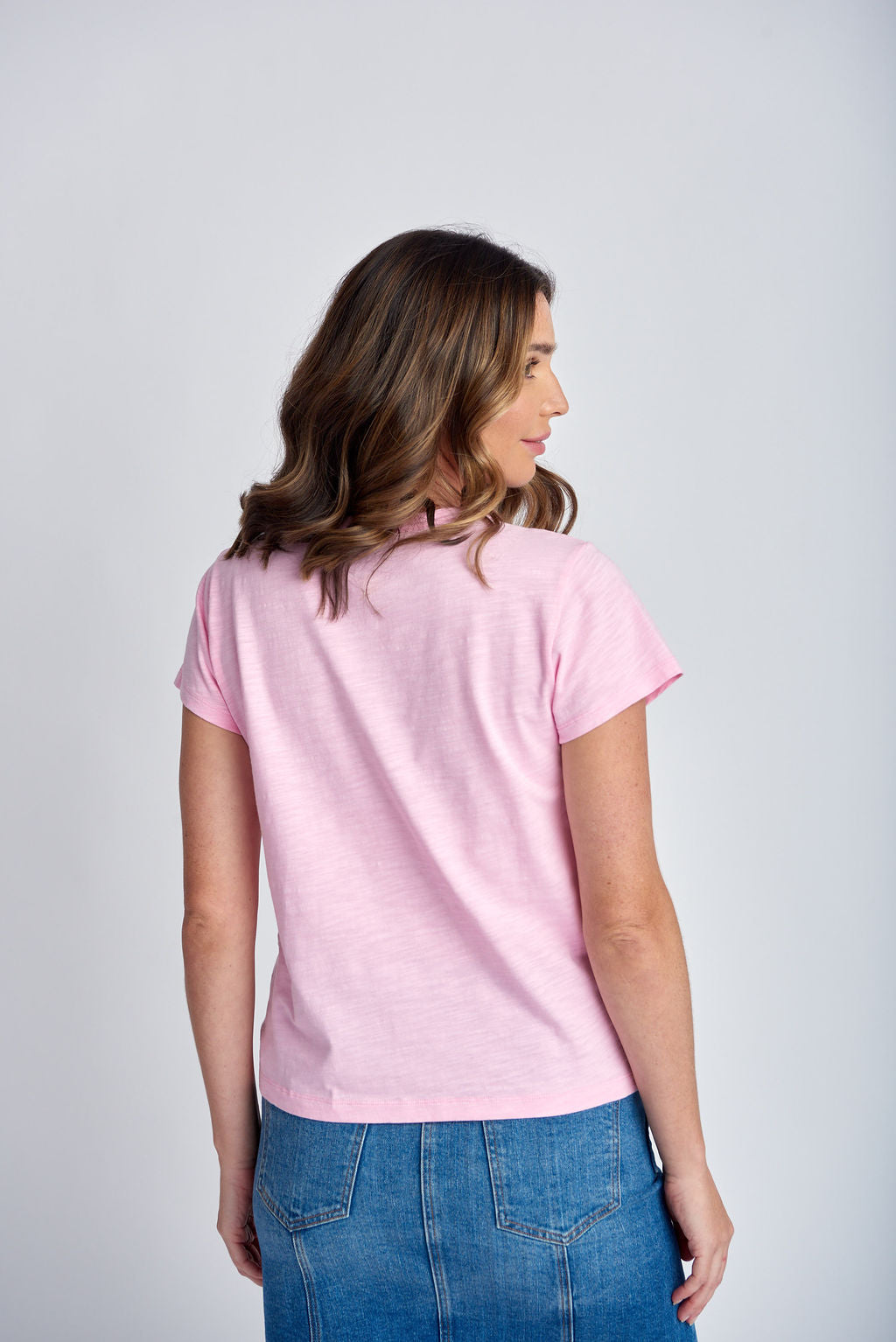 Cloth Paper Scissors - Crew Neck Tee Lolly Pink | CPS1378