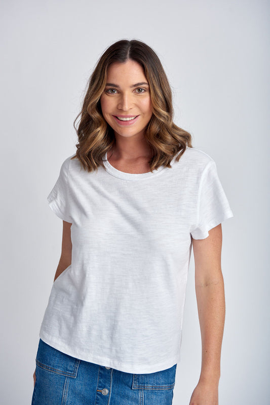 Cloth Paper Scissors - Crew Neck Tee White | CPS1378