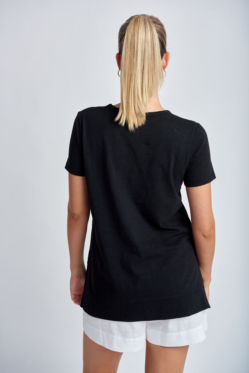 Cloth Paper Scissors - Hi Low Tee Black | CPS1381