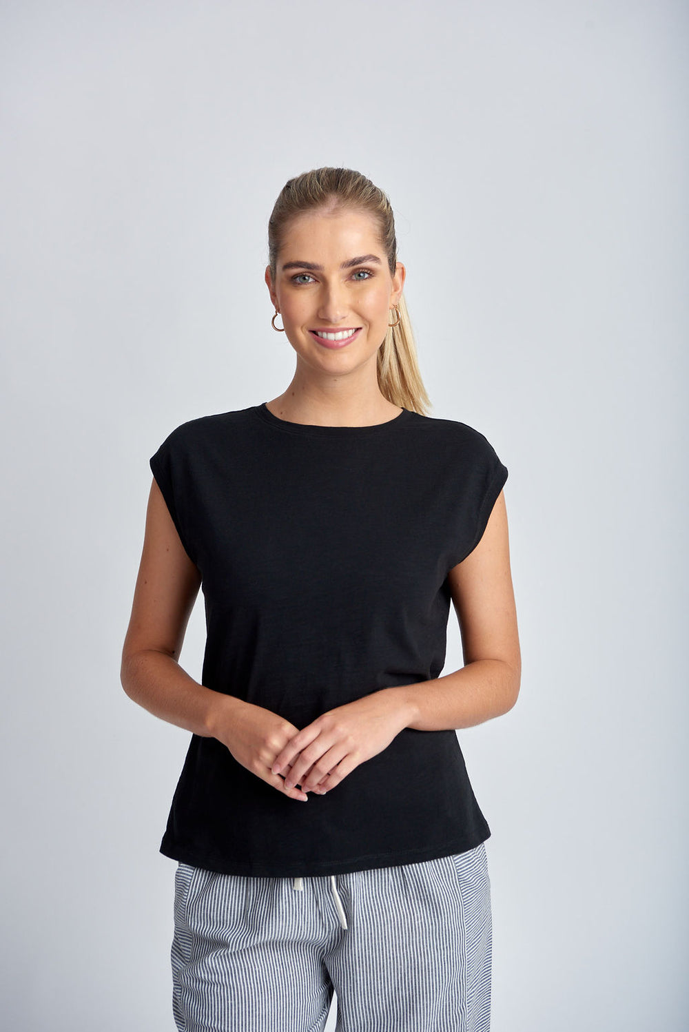 Cloth Paper Scissors - Sleeveless Tee Black | CPS1382