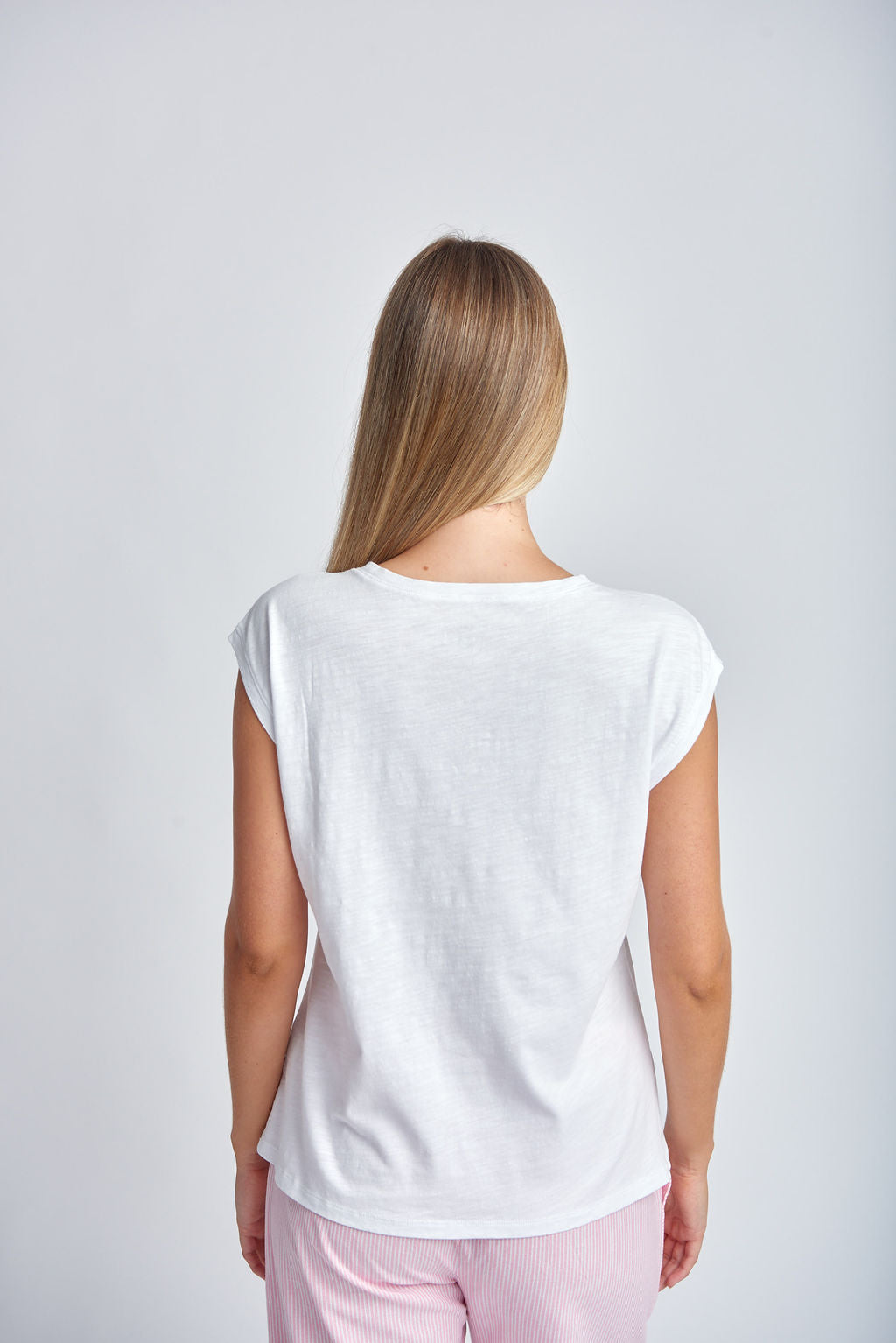 Cloth Paper Scissors - Sleeveless Tee White | CPS1382