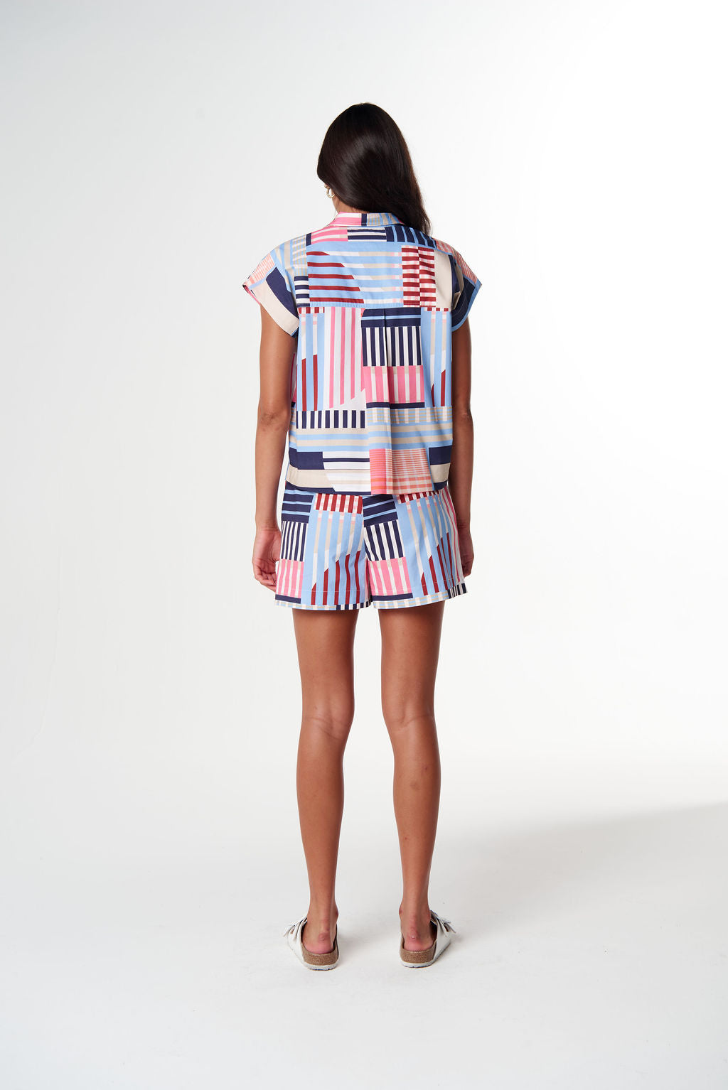Cloth + Paper + Scissors - Sun Daze Cap Sleeve Shirt | C1437