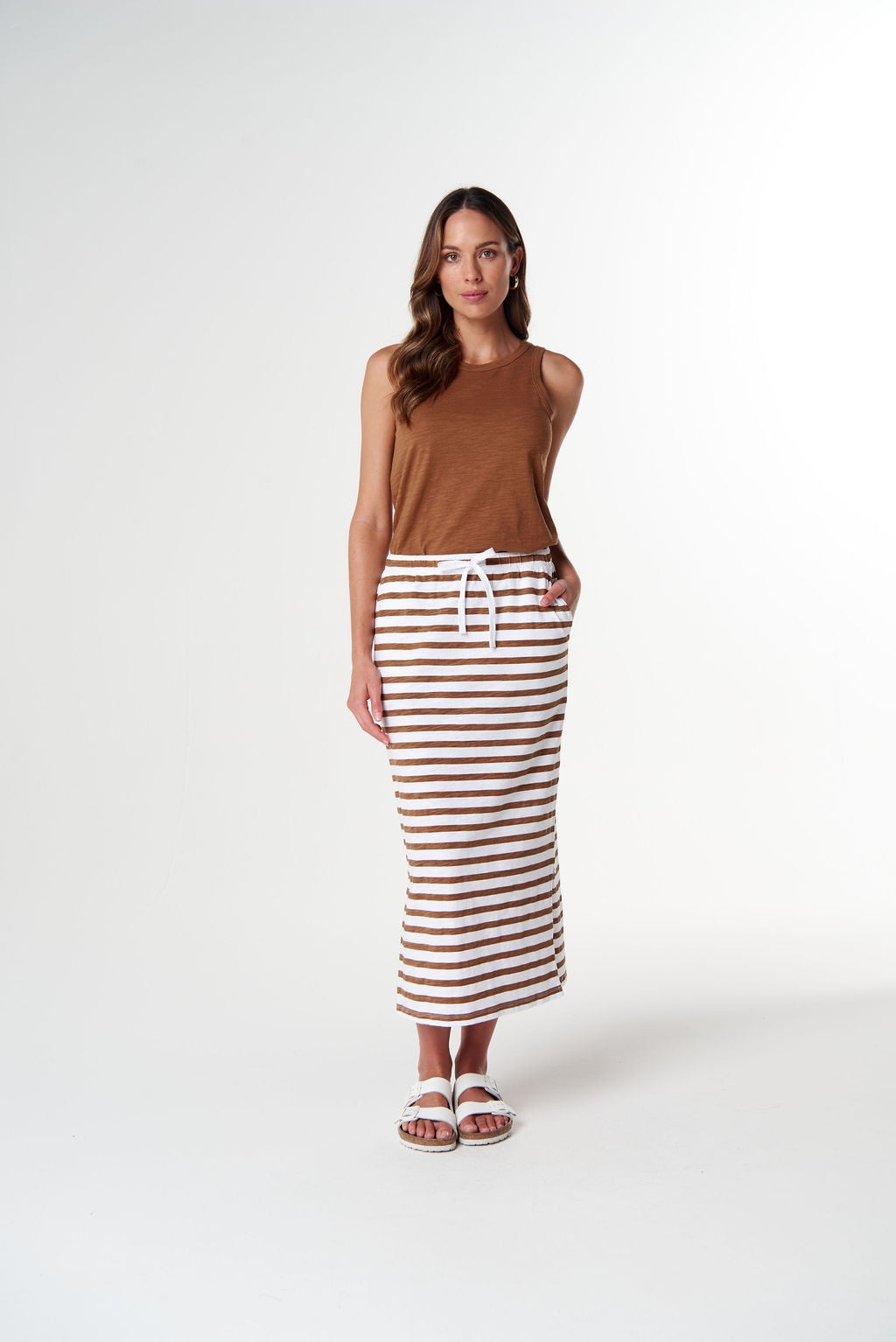Cloth + Paper + Scissors - Folk Cotton Maxi Skirt | C1581