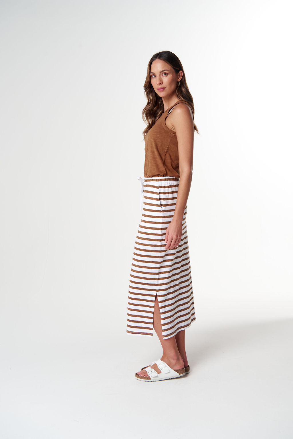 Cloth + Paper + Scissors - Folk Cotton Maxi Skirt | C1581