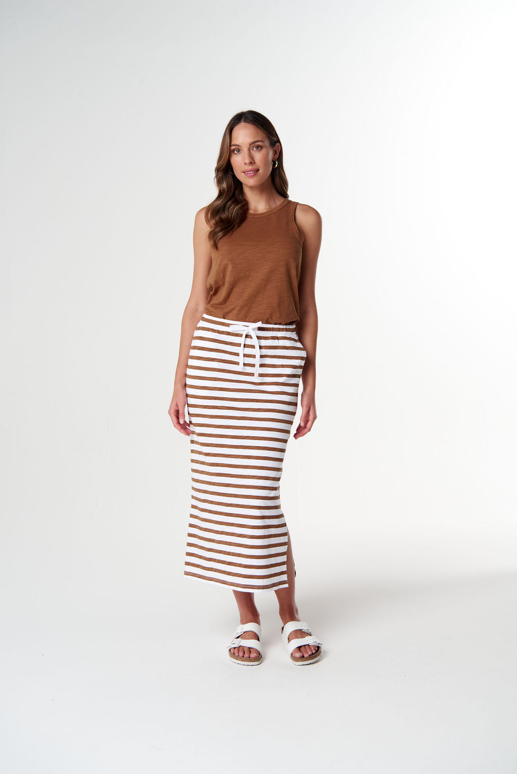 Cloth + Paper + Scissors - Folk Cotton Maxi Skirt | C1581