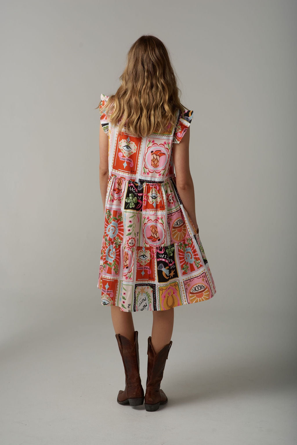 Cloth Paper Scissors - Rodeo Print Mini Sundress C1636