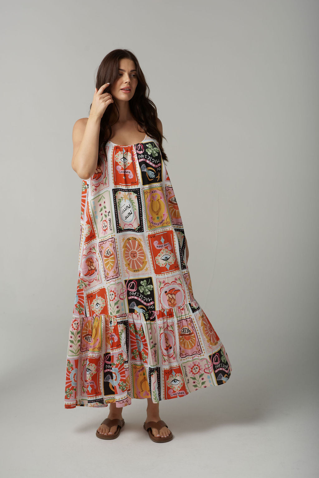Cloth Paper Scissors - Rodeo Print Sundress C1637