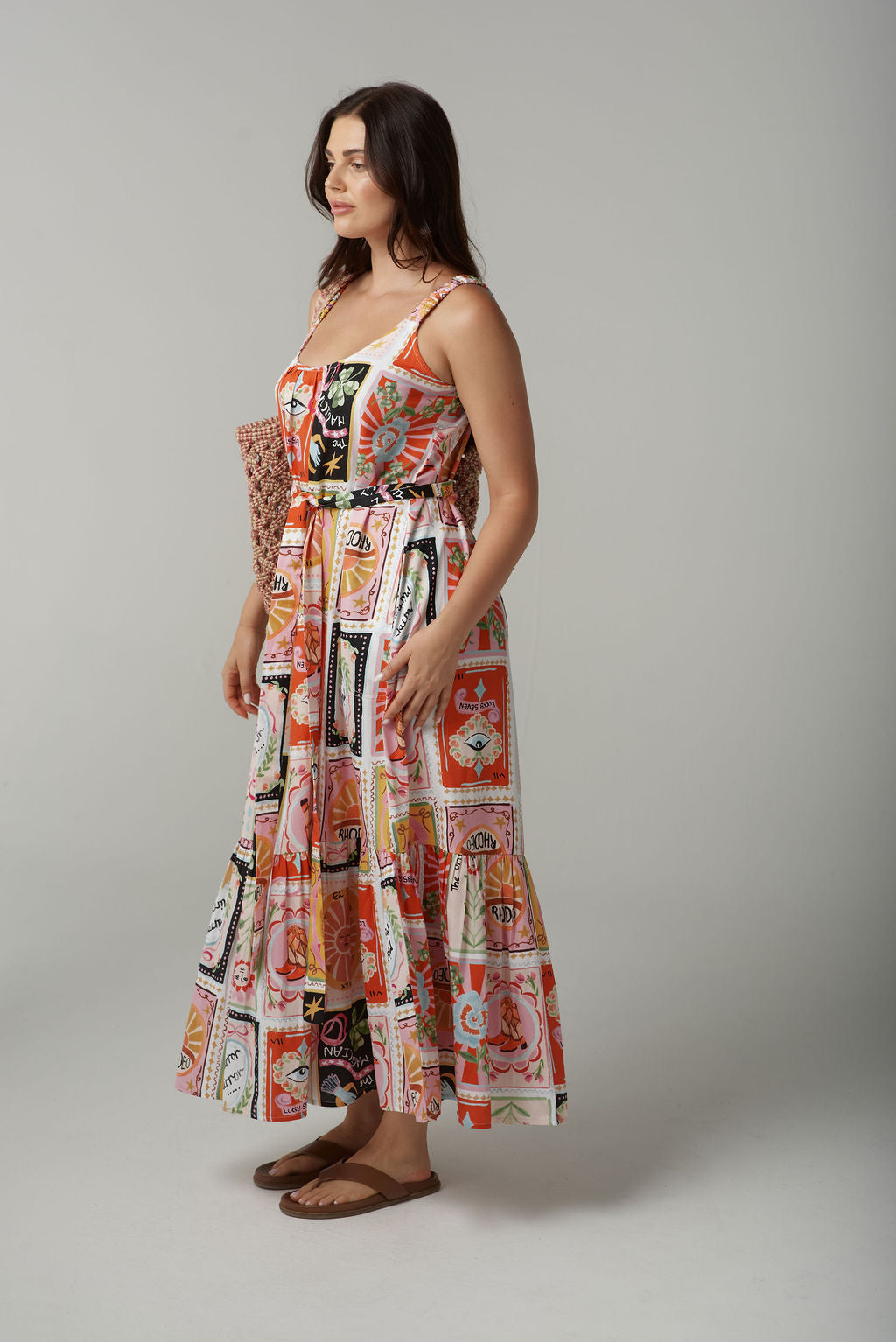 Cloth Paper Scissors - Rodeo Print Sundress C1637