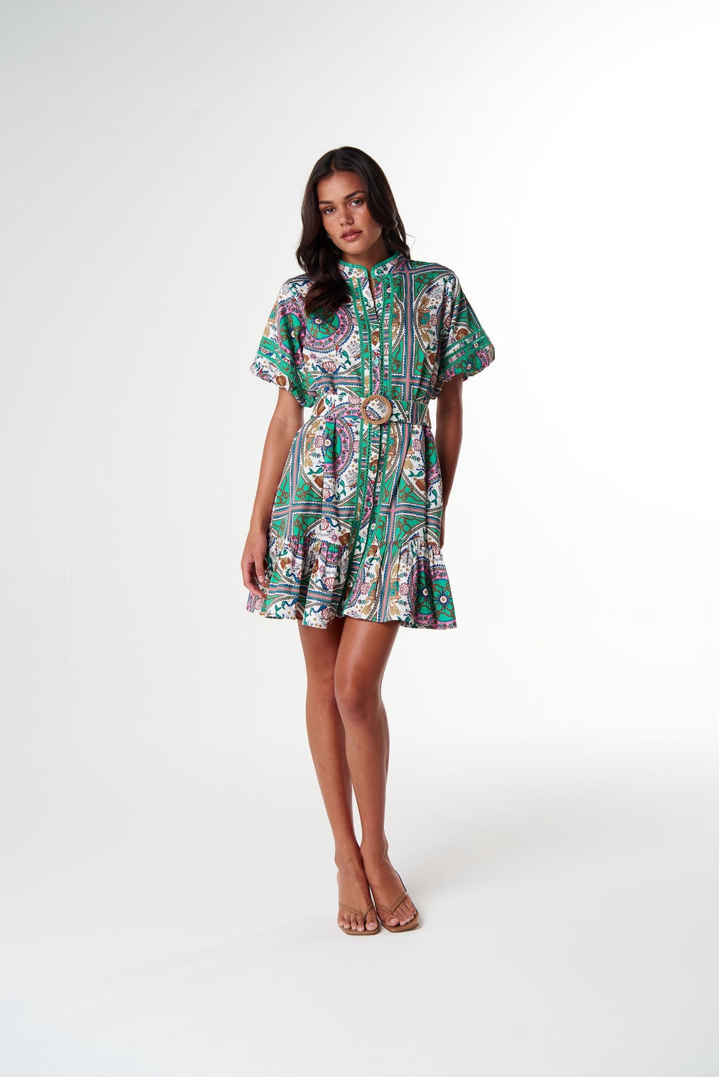 Cloth + Paper + Scissors - Time for Tea Dress - Smooth Sailing Print | C1647