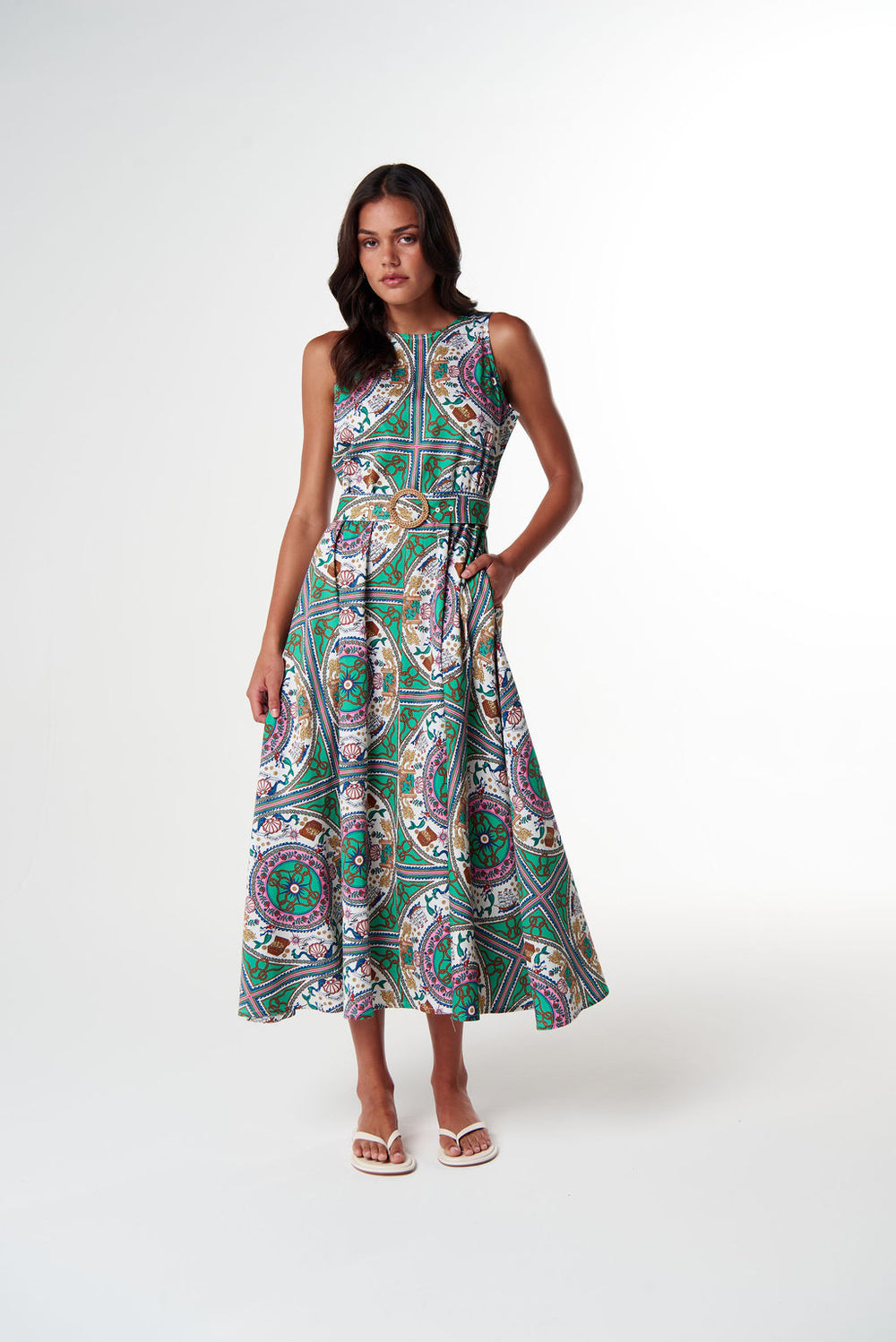 Cloth + Paper + Scissors - Wildheart Maxi Dress - Smooth Sailing Print | C1648