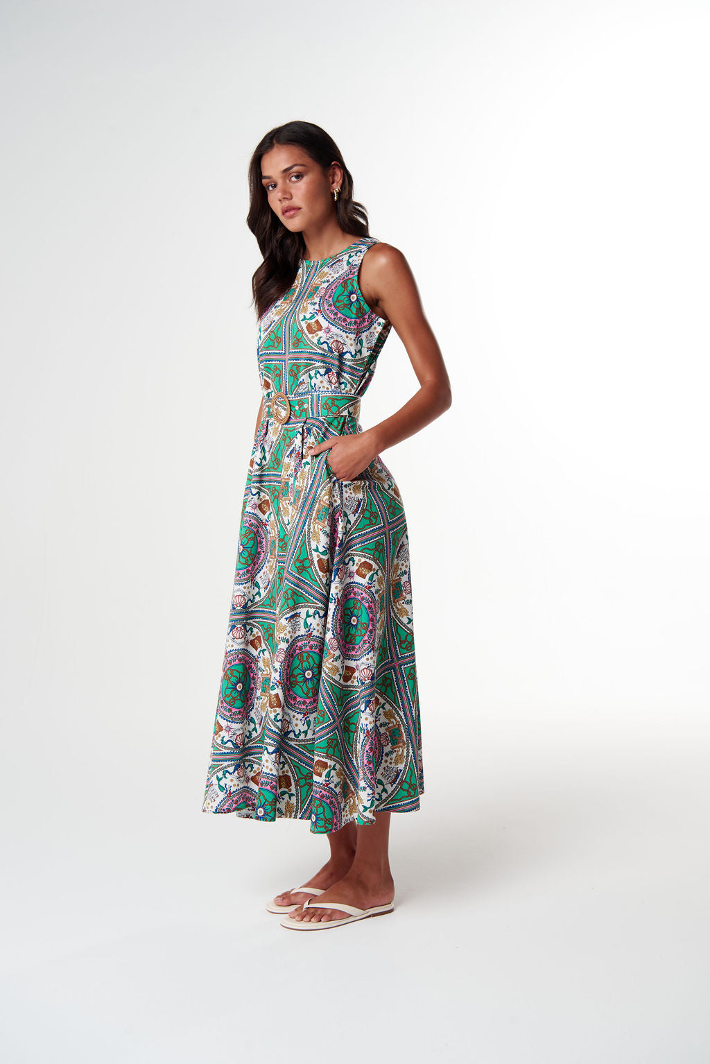 Cloth + Paper + Scissors - Wildheart Maxi Dress - Smooth Sailing Print | C1648