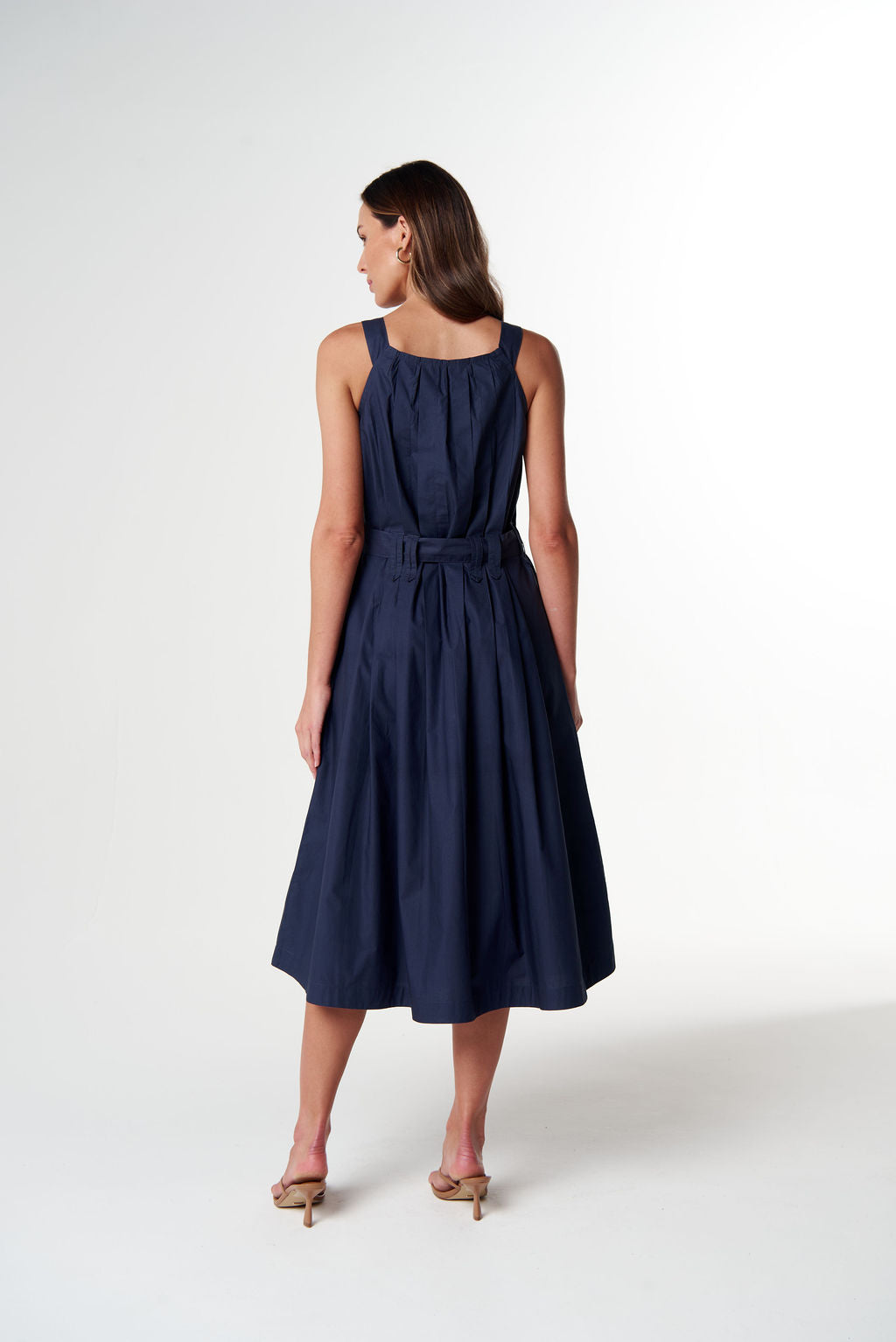 Cloth + Paper + Scissors - Home Pleat Cotton Dress | C1651